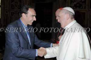 Javier Puente y el Papa