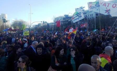 Los movimientos sociales se han manifestado desde el comienzo por la aplicación de la Ley Mordaza