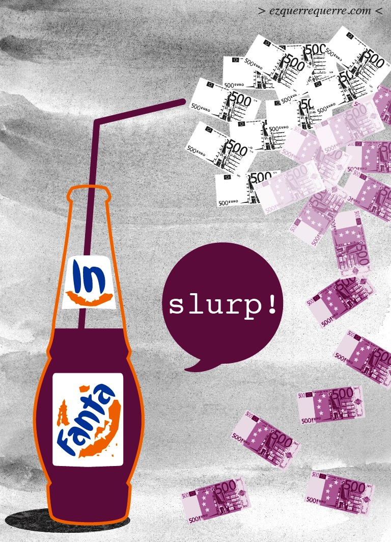 Viñeta de Ezquerrequerre sobre la imputación de la hermana del rey