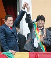 Con Hugo Chávez