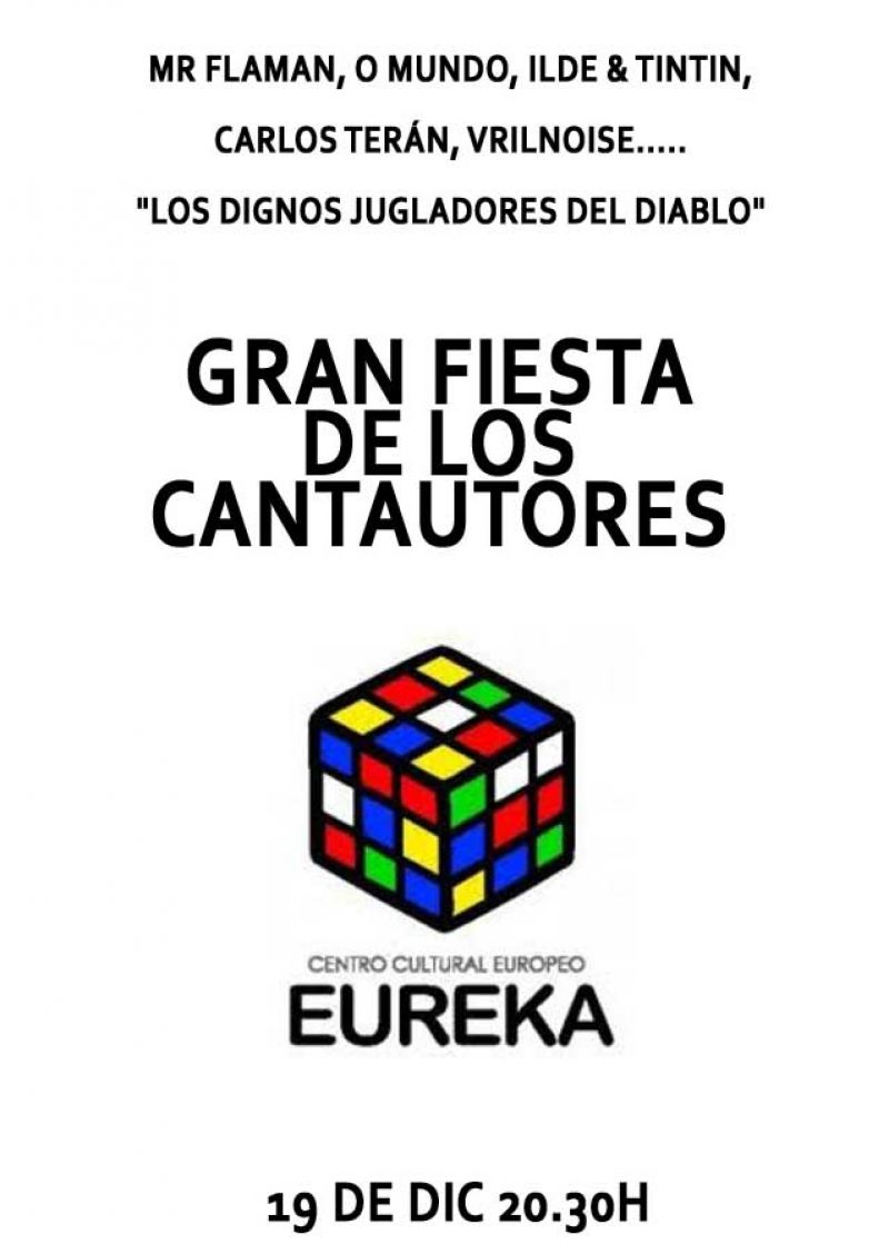 Eureka presenta la gran fiesta de los cantoautores en colaboración con Metropole