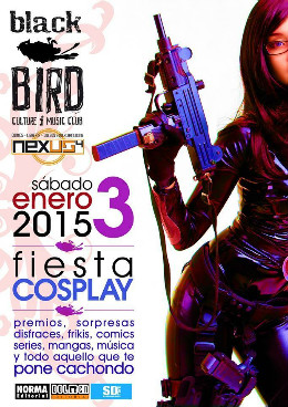 La Sala Blackbird organiza este sábado una fista de Cosplay.