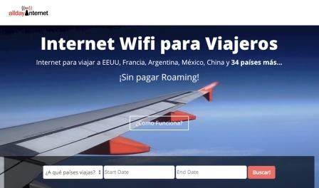 AlldayInternet internacionaliza su servicio de alquiler de wifi para viajes