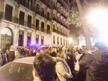 Concentración en Madrid en solidaridad con 'Charlie Hebdo'