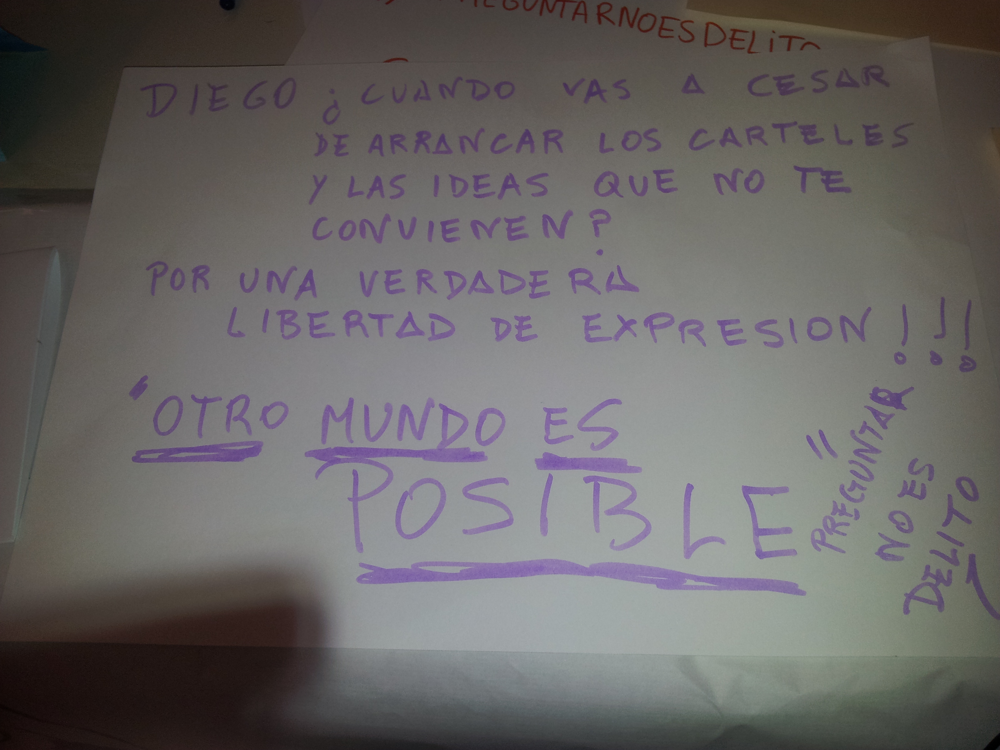 Algunos de los primeros carteles que se han unido a la campaña.