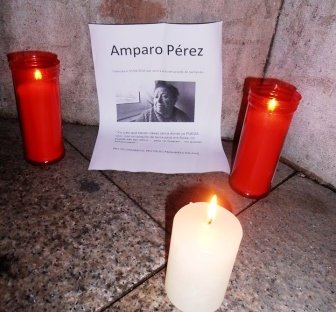 Alguien ha puesto velas por Amparo en el Ayuntamiento de Santander