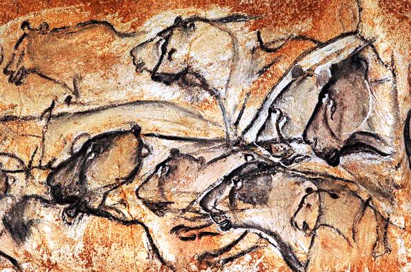 Pinturas en las cuevas de Chauvet
