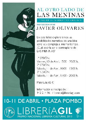 Cartel de presentación del taller impartido por Javier Olivares.