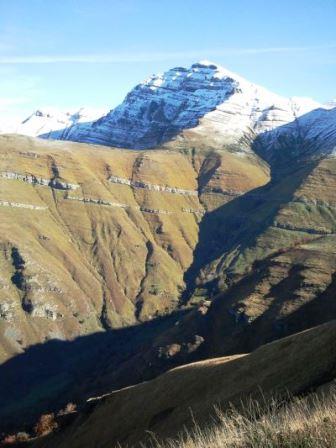 Zona proyectada para el recorrido del teleférico de la Vega de Pas.