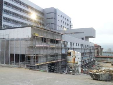 Obras en el hospital Valdecilla.