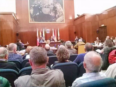 Pleno del Ayuntamiento de Santander.