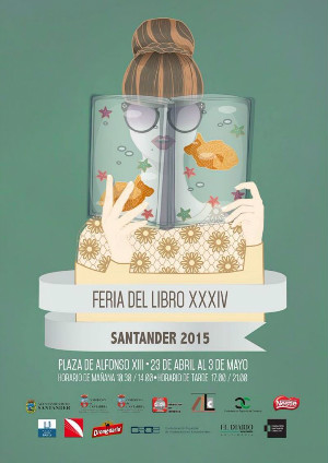 El cartel de este año de la Feria del Libro, de la autora Tamara Vargas Serrano.
