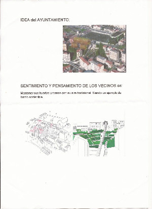 Proyecto alternativo al PGOU que ha presentado uno de los vecinos en el Ayuntamiento.