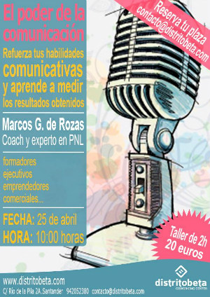 Cartel de presentación del taller.