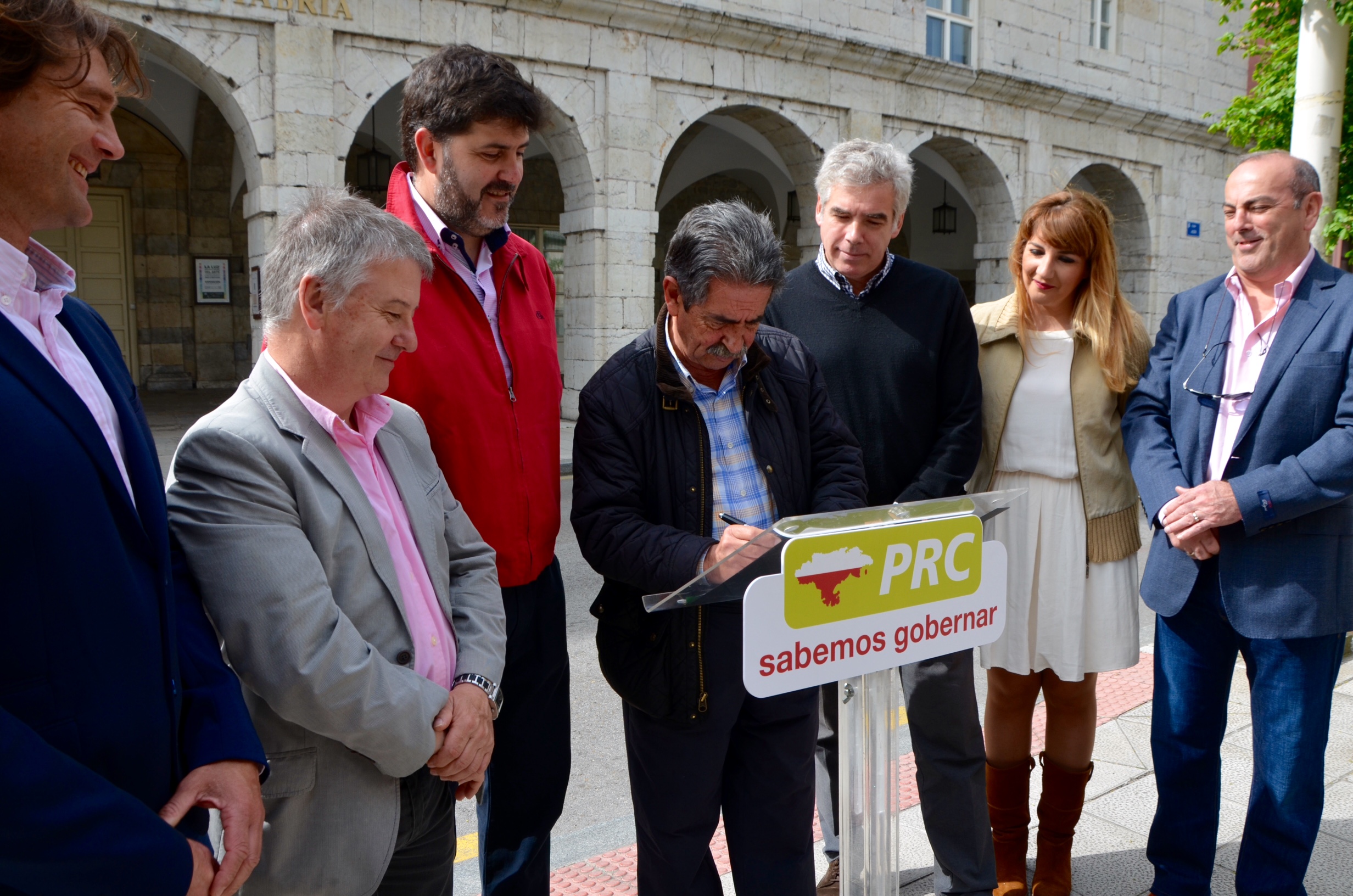 El PRC en un acto de campaña este fin de semana