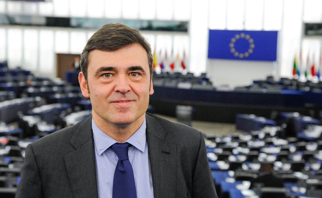 Ricardo Cortés en el Parlamento europeo