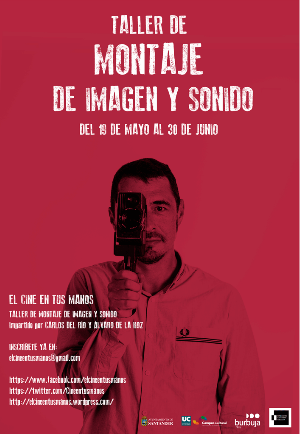 Poster del curso de Montaje de Imagen y Sonido.