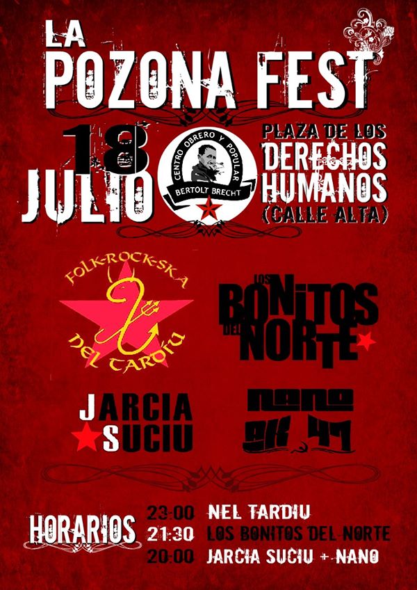 'La Ponzona Fest', el cartel de las Fiestas Alternativas de Santander.