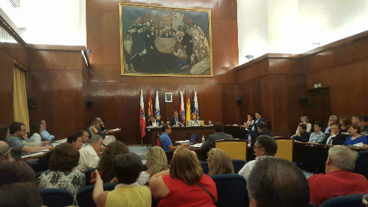 Pleno del Ayuntamiento de Santander.