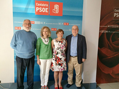 Ramón Ruiz, Eva Díaz Tezanos, María Luisa Real y Juan José Sota.