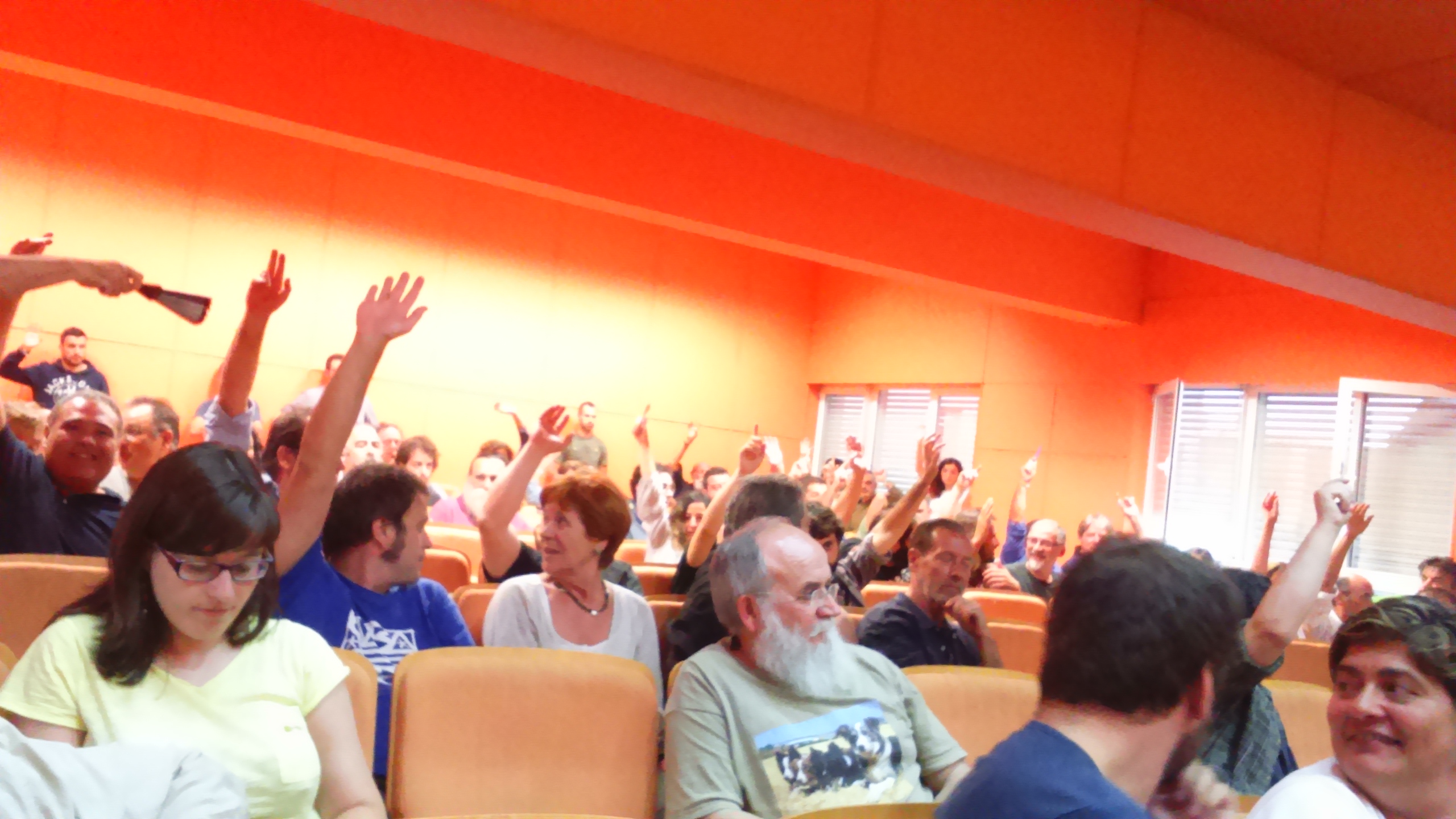 Momento de la votación.