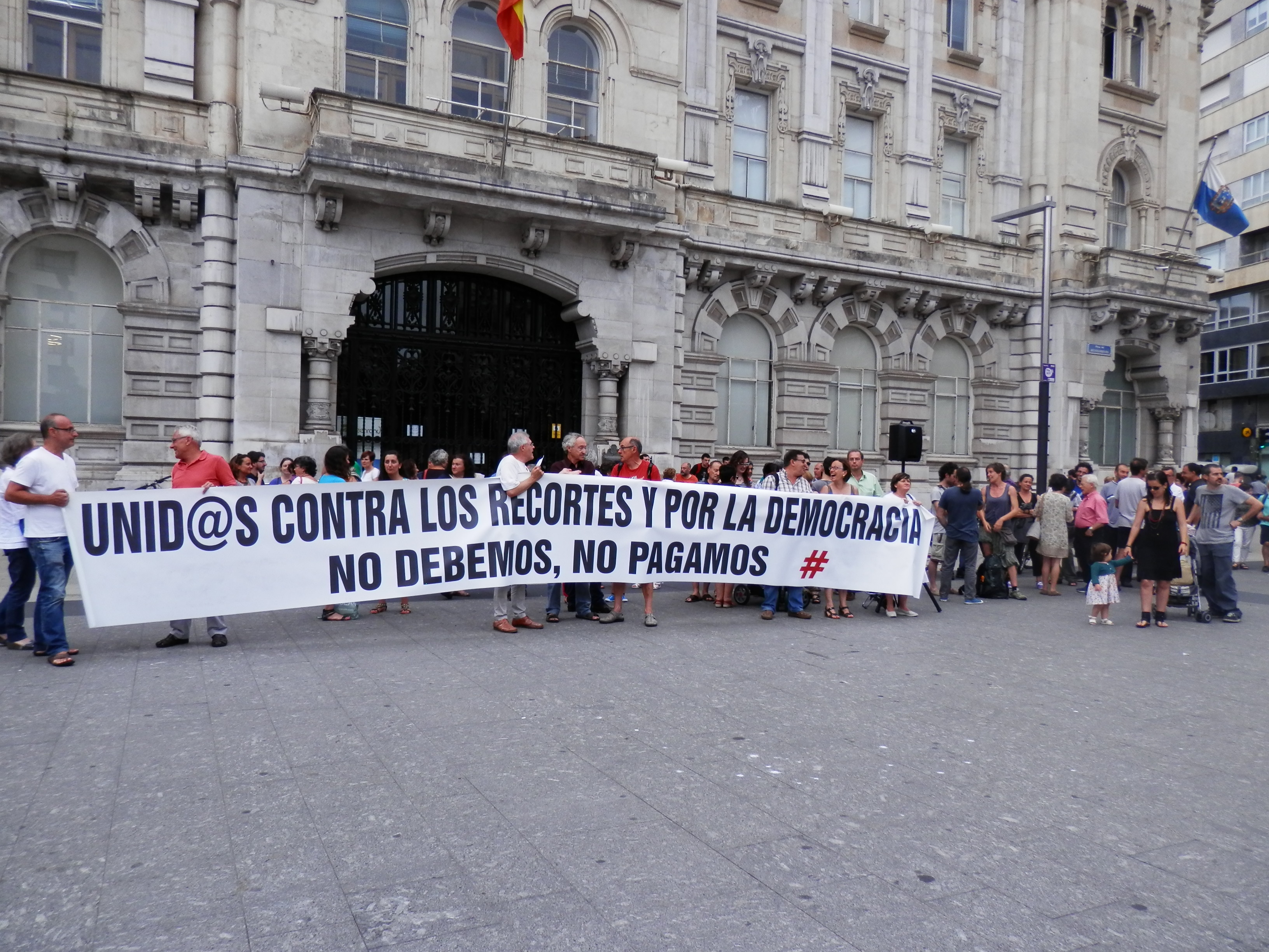 Concentración de apoyo a Grecia en Santander