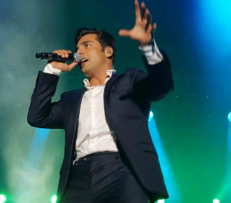 David Bustamante fue el plato fuerte de la noche.