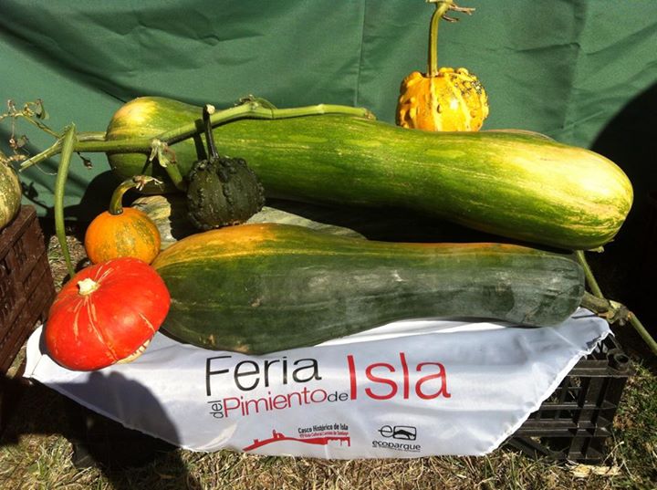 Pimiento y otros productos de la huerta de la zona