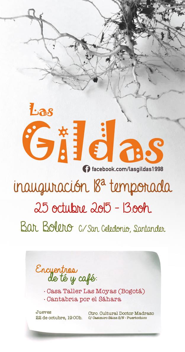 Cartel de presentación de la inauguración de la nueva temporada de Las Gildas.