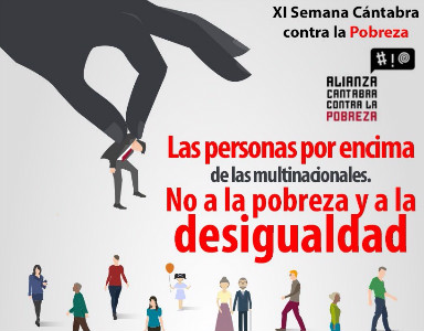 Cartel de presentación de la XI Semana contra la Pobreza.