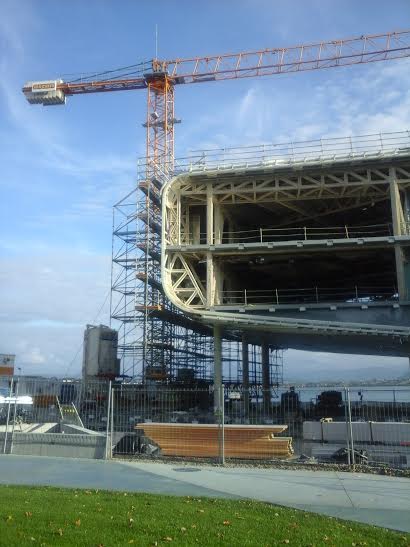 El Centro Botín aún en obras.