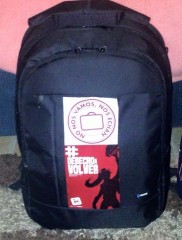 Desde su última visita así luce la mochila de Israel. #DerechoAVolver