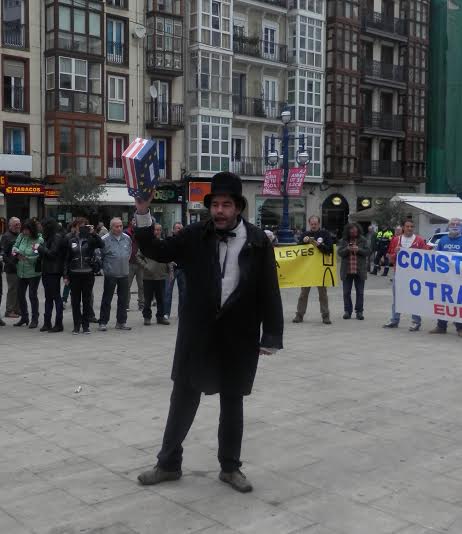 Acción teatral contra el TTIP