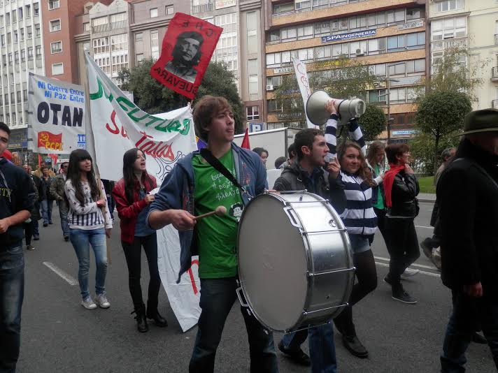 Protesta en Santander