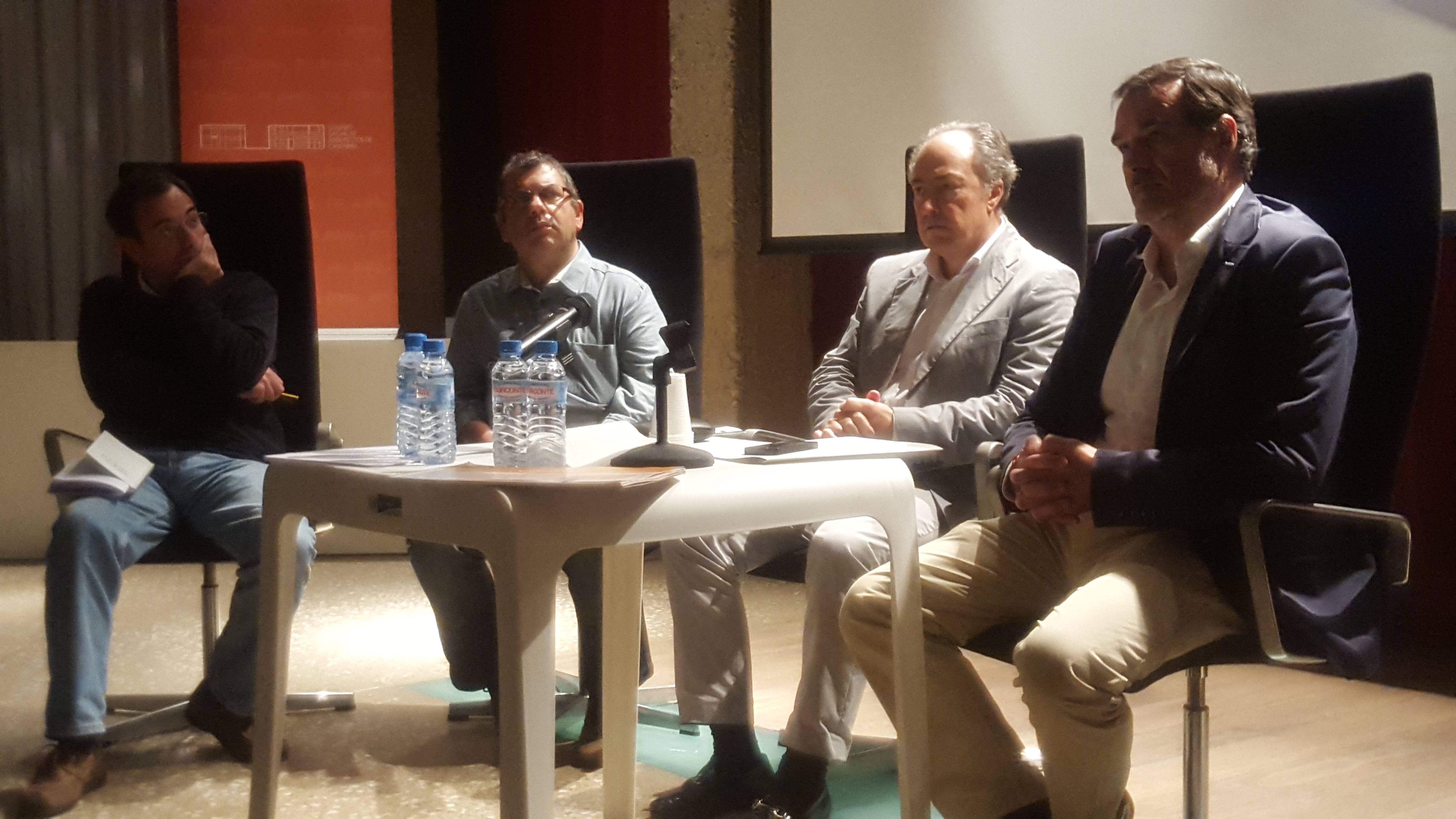 Pedro Fernández, Santi Sierra, José Manuel Lombera y José Ignacio Quirós.