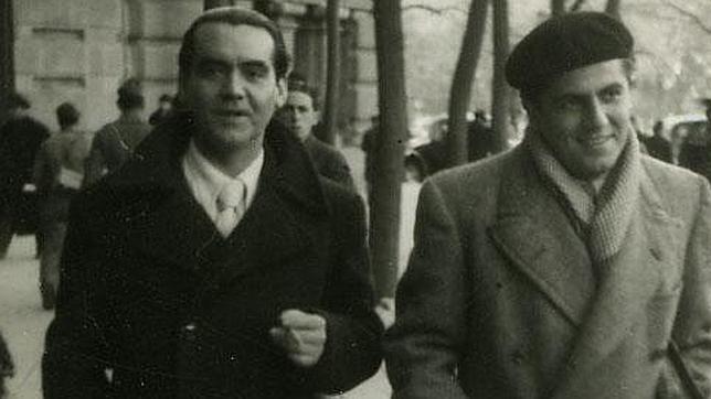 Federico García Lorca y Rafael Rodríguez Rapún (FOTO: Fundacíon García Lorca/ABC)
