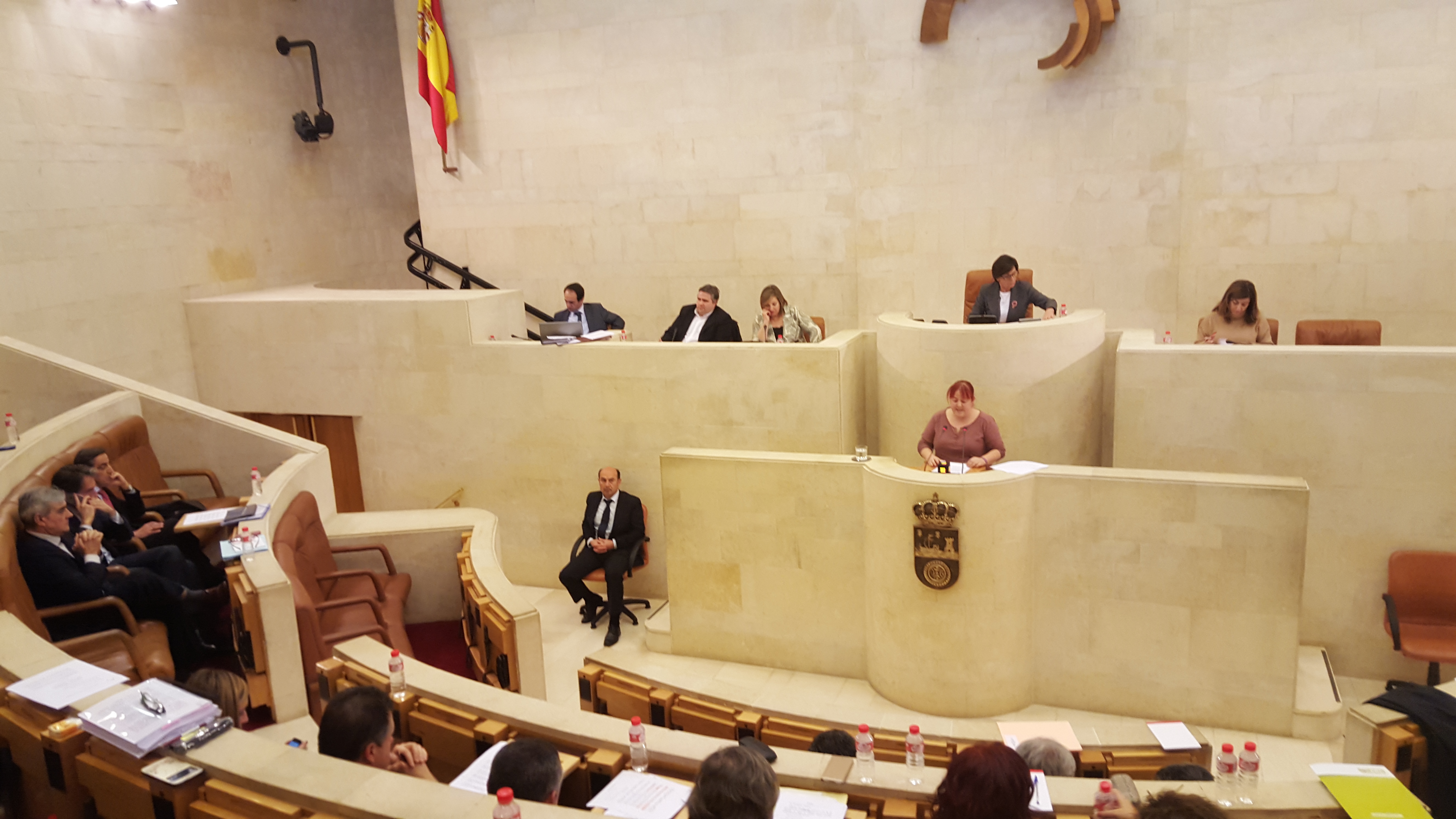 Pleno del Parlamento.