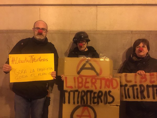 Participantes en la manifestación