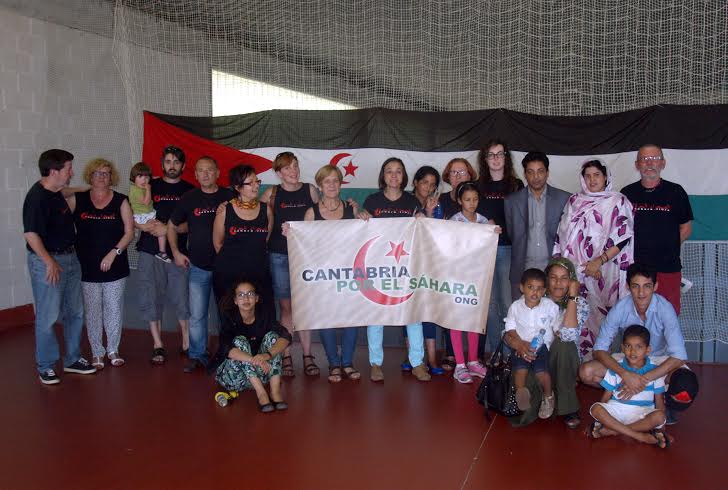 Participantes en el programa Vacaciones en paz, de acogida a niños saharauis