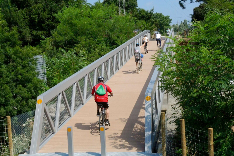 Vía apta para bicis