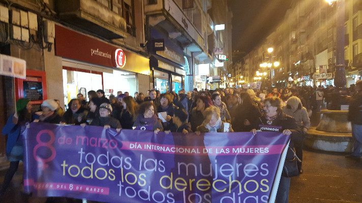 Manifestación 8 de marzo del pasado año.