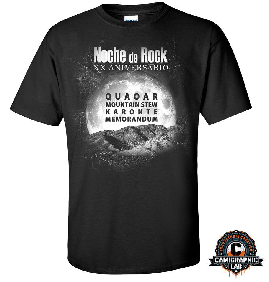 La camiseta con el programa del concierto del 20 aniversario puede pasar a la historia.