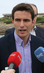 Pedro Casares, portavoz del PSOE en el Ayuntamiento de Santander