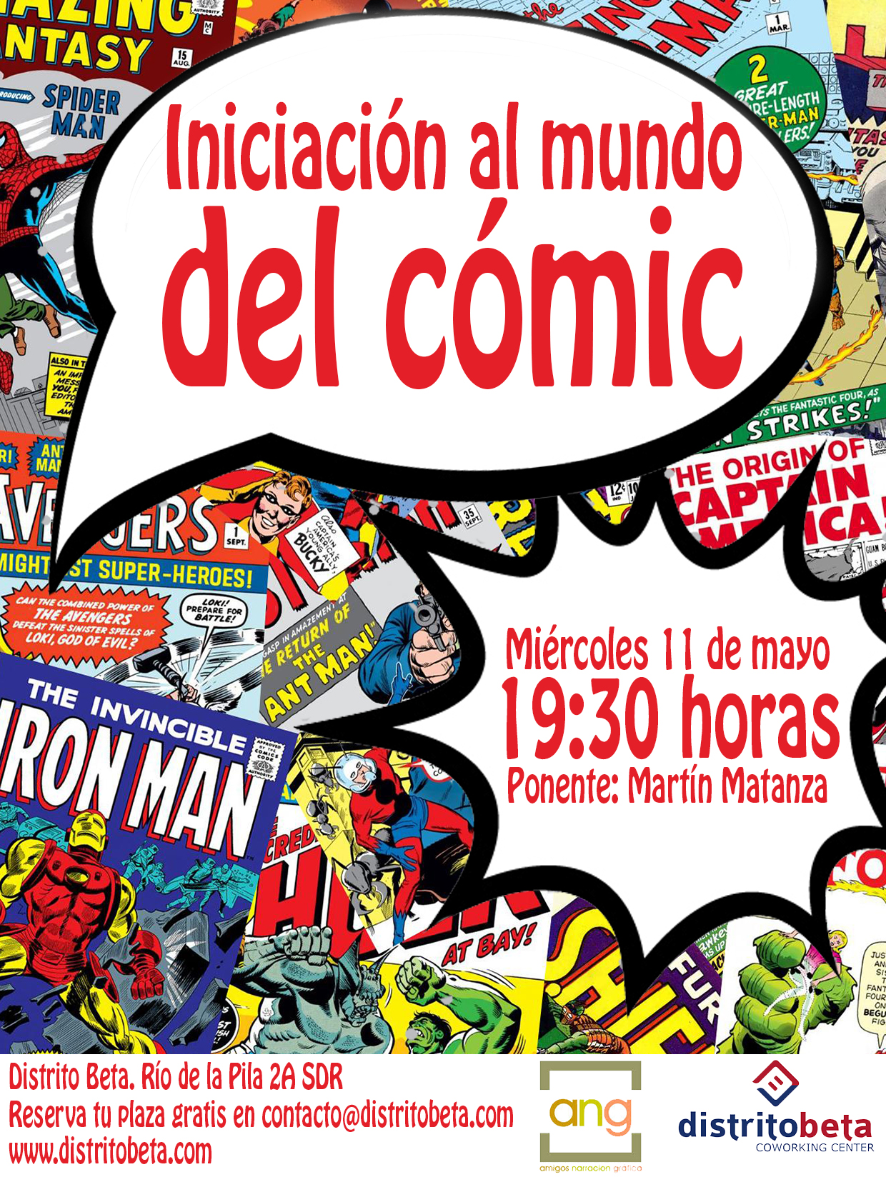 Distrito Beta nos introduce en el mundo del comic.