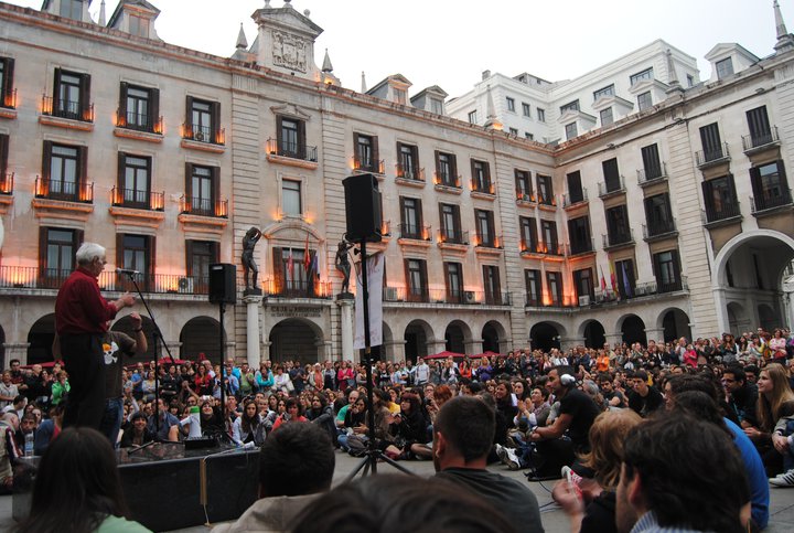 Asamblea en la Porticada