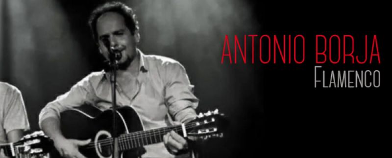 Antonio Borja forma parte del Trío Flamenco que actúa en el restaurante UMMA.