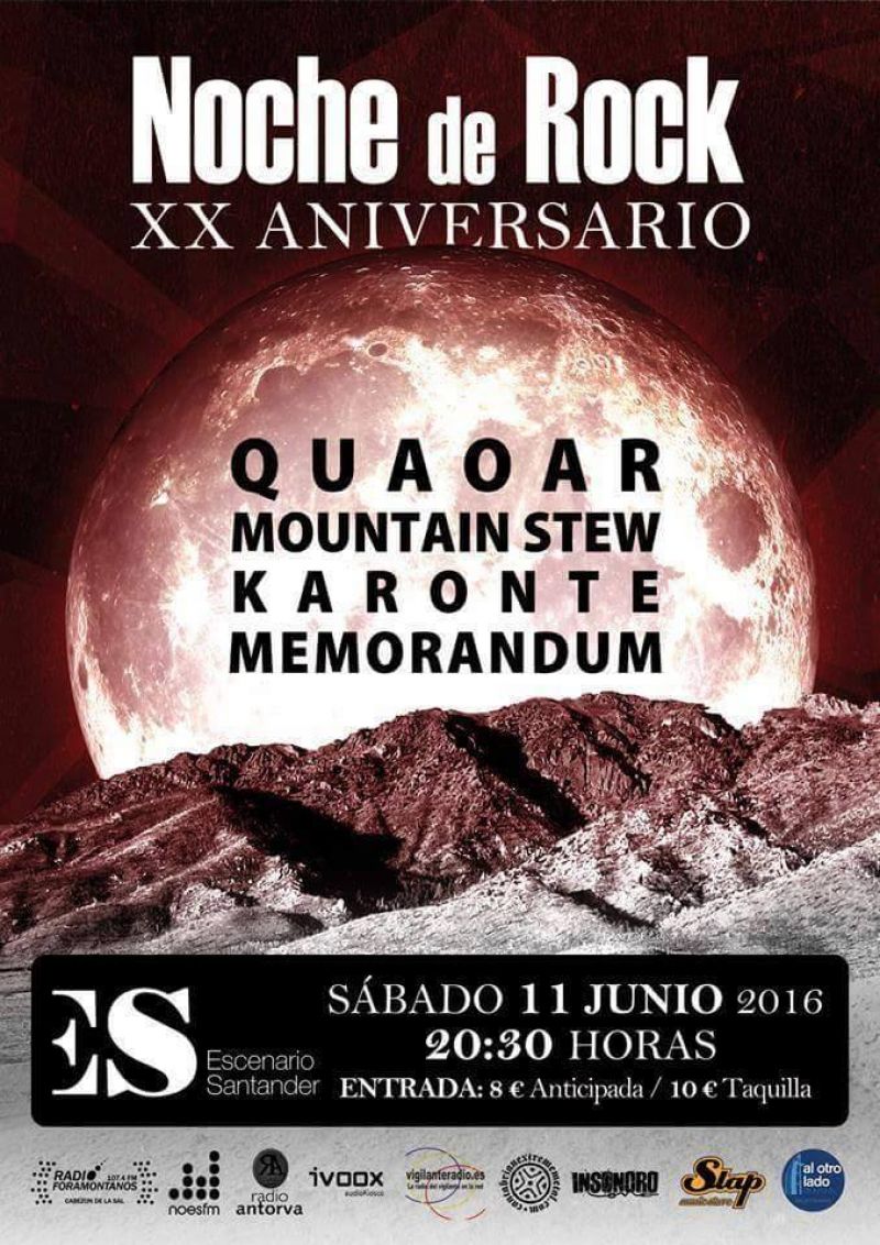 Noche de Rock celebra sus 20 años en un concierto especial en Escenario Santander.