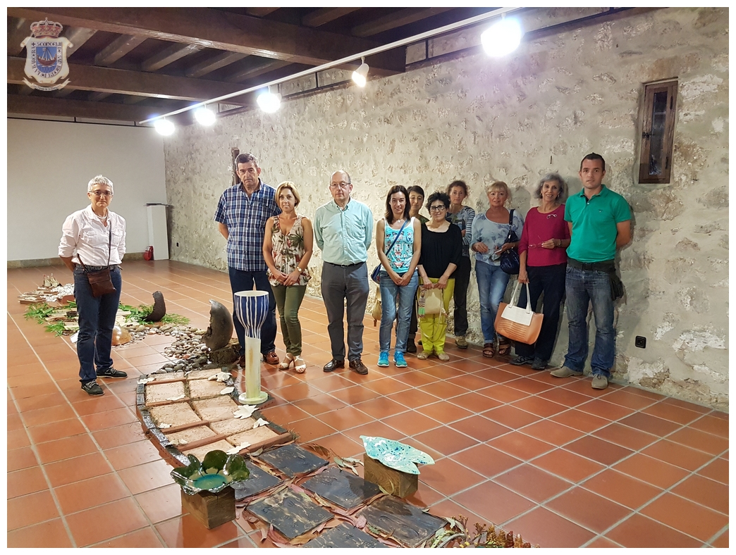 Ceramistas participantes en la muestra