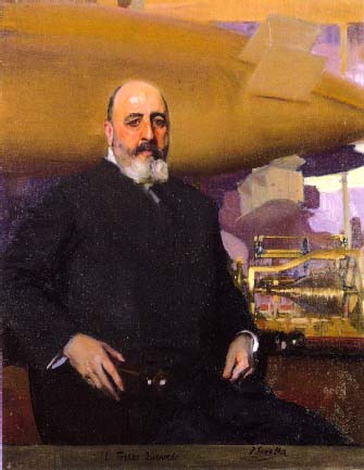 Retrato de Leonardo Torres Quevedo por Sorolla.