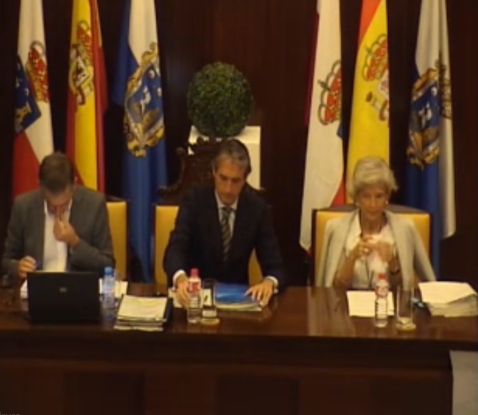 Pleno de este miércoles en el Ayuntamiento de Santander.